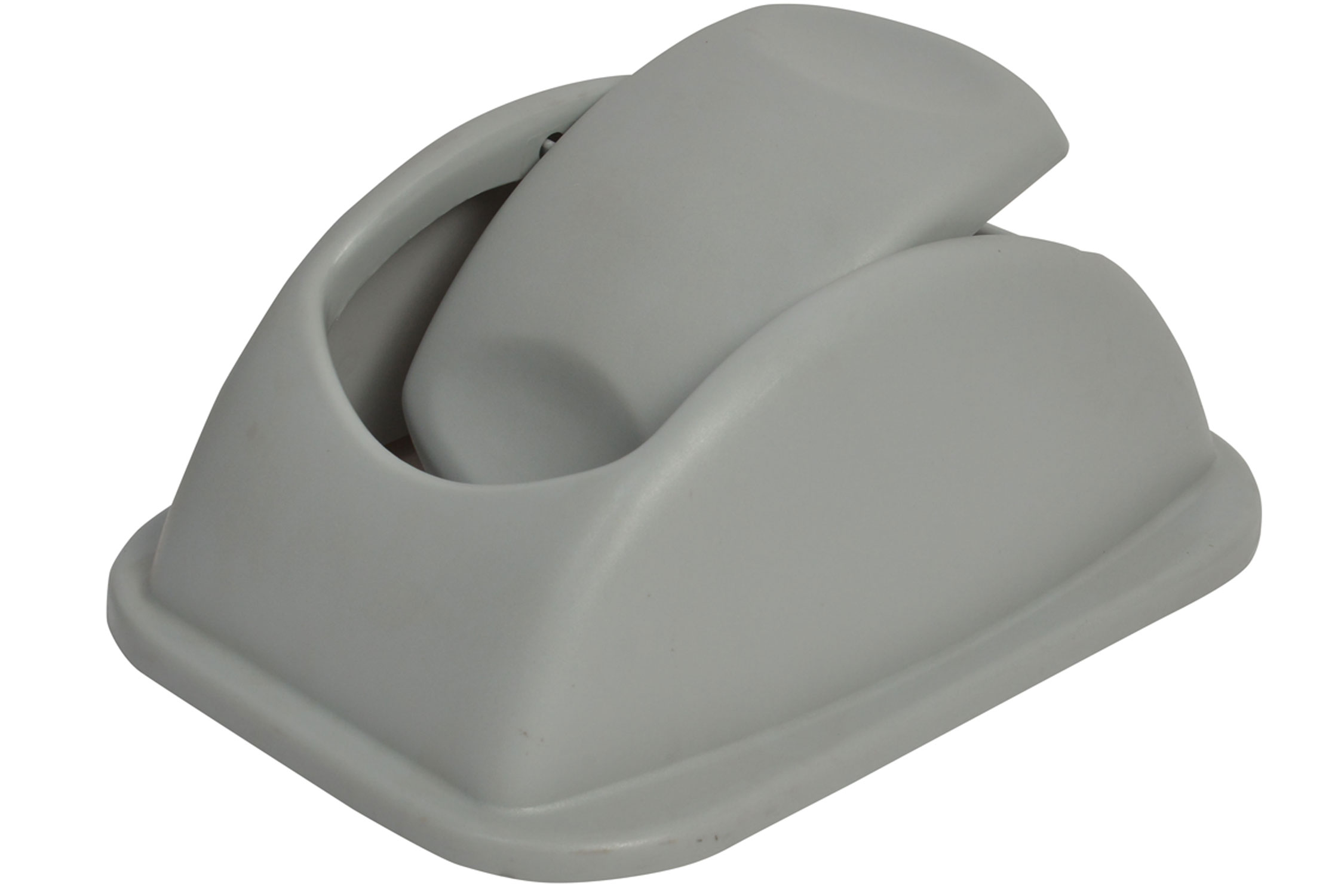 1025-02GY Grey Waste Container Lid with Drop In Spring Top-0