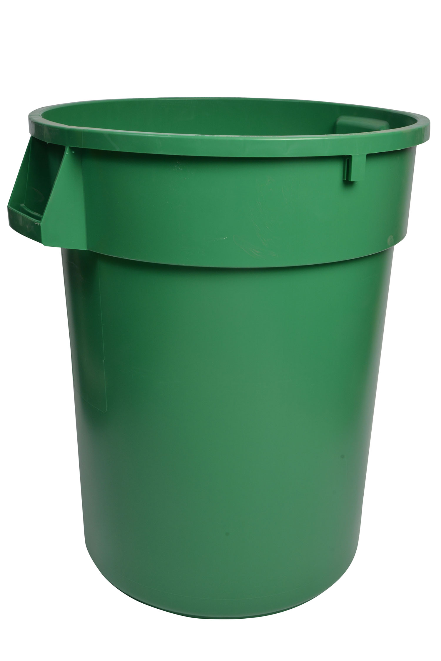 1032GN Green Round Waste Garbage Can 32 Gallon-0