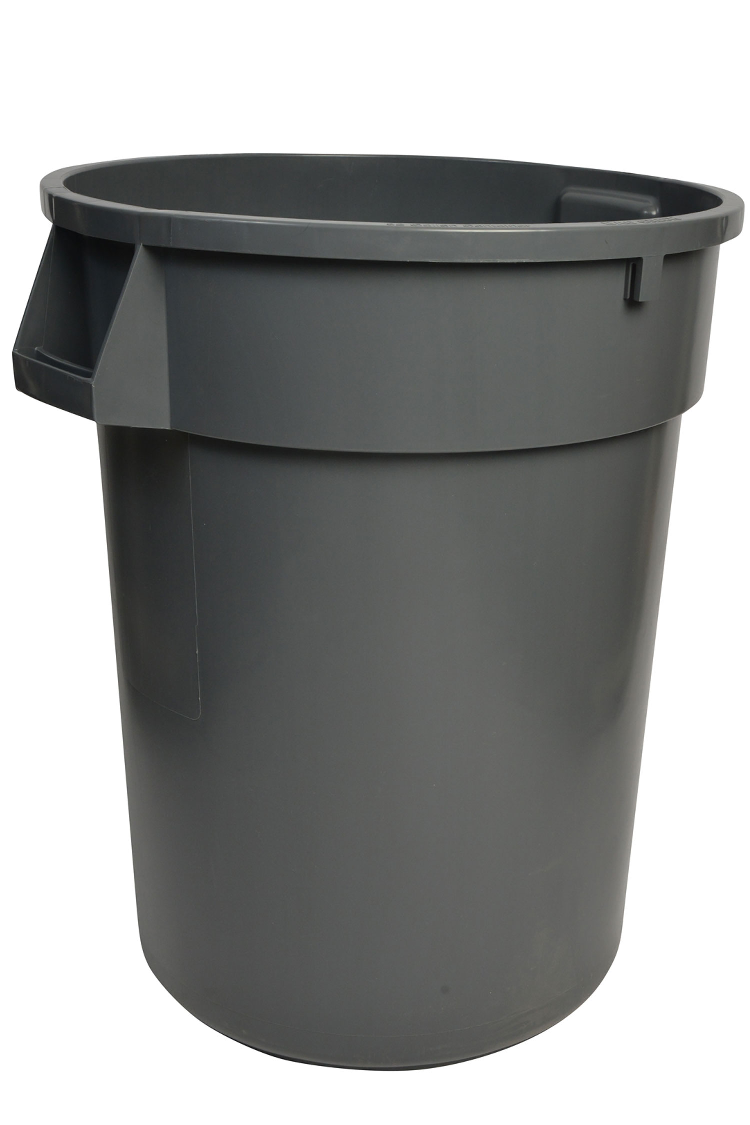 1032GY Grey Round Waste Garbage Can 32 Gallon-0