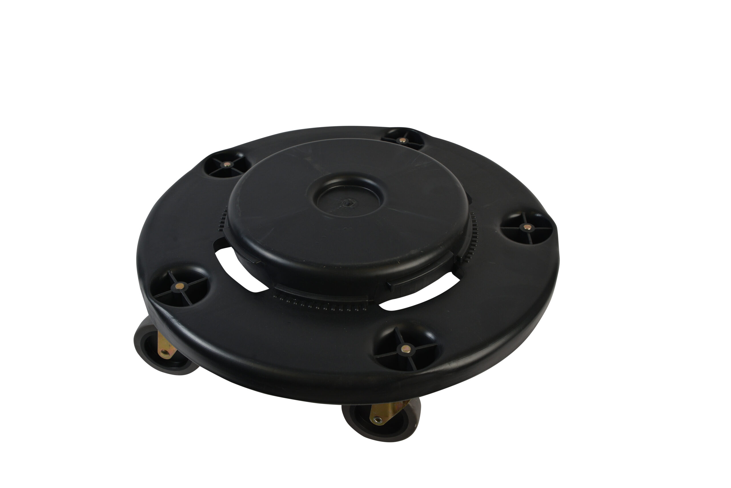 1035 Garbage Can Round Dolly with Molded Casters -0