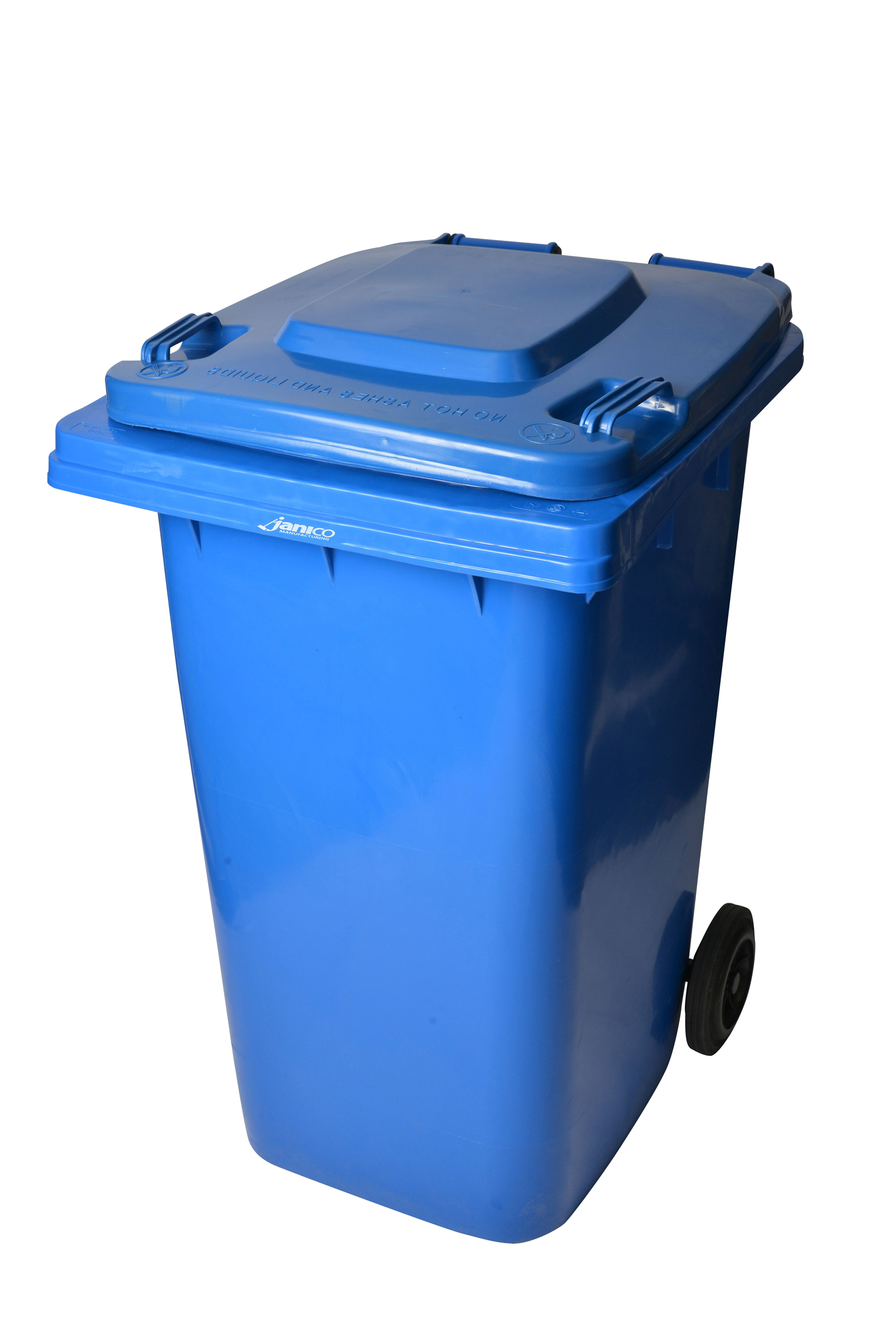 1039BL Blue Rollout Container 60 Gallon Trash Cans with Wheels-0