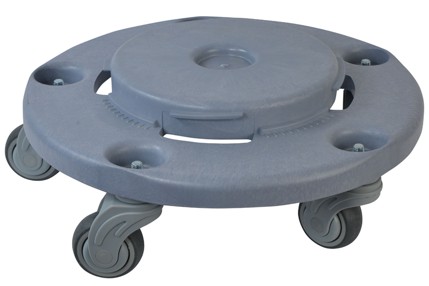 1041 Quiet Garbage Trash Can Round Dolly with Heavy Duty Non Marking Casters-0