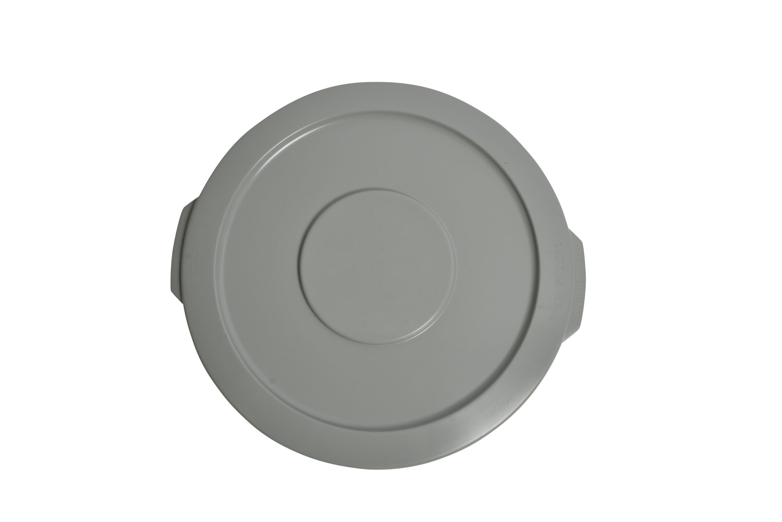 1044-02GY Grey Round Container Lid for 44 Gallon Garbage Can-0