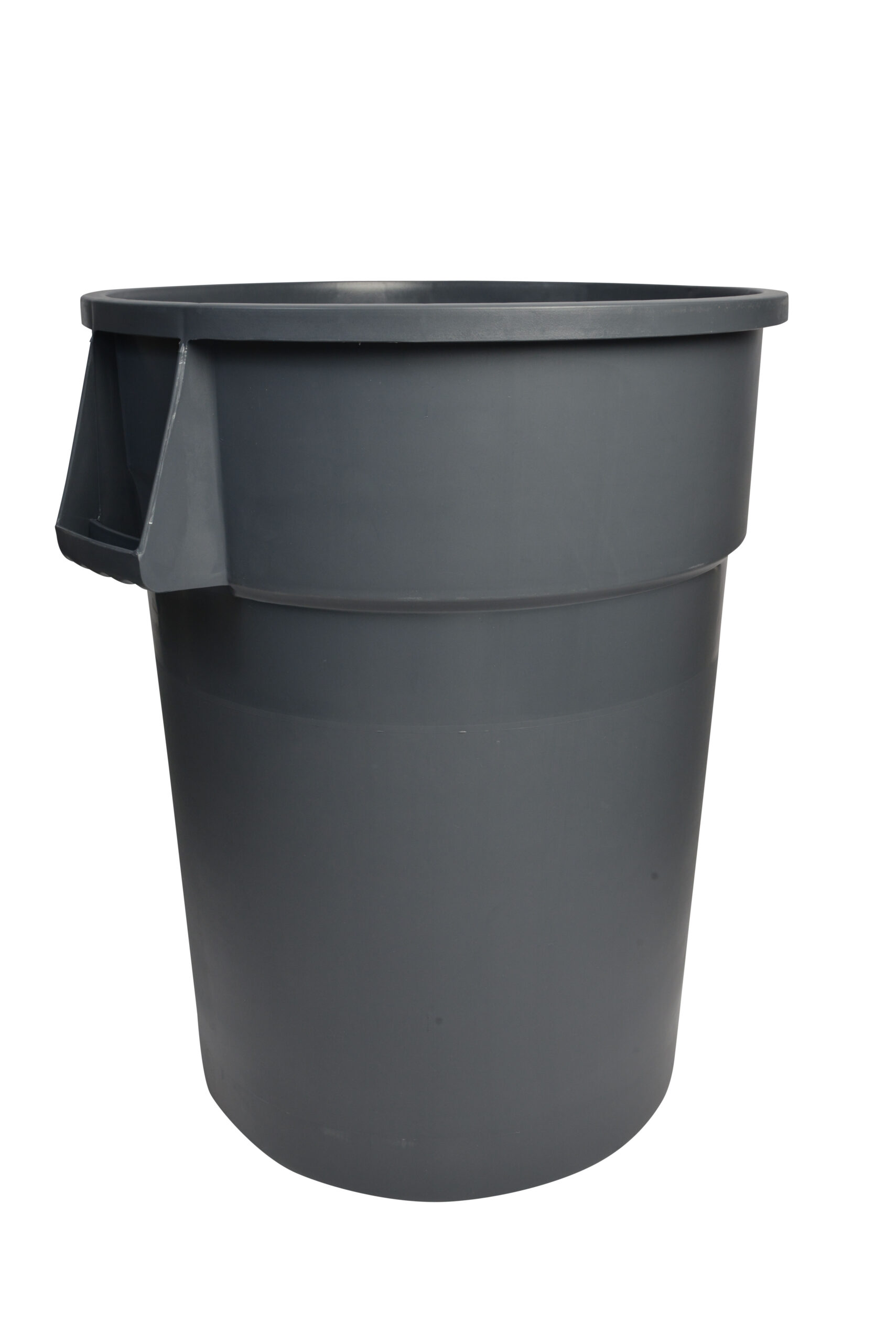 1044GY Grey Round Waste Garbage Can 44 Gallon-0