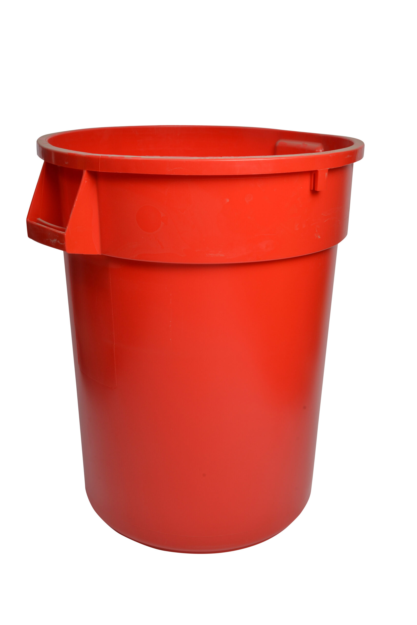 1044RD Red Round Waste Garbage Can 44 Gallon-0