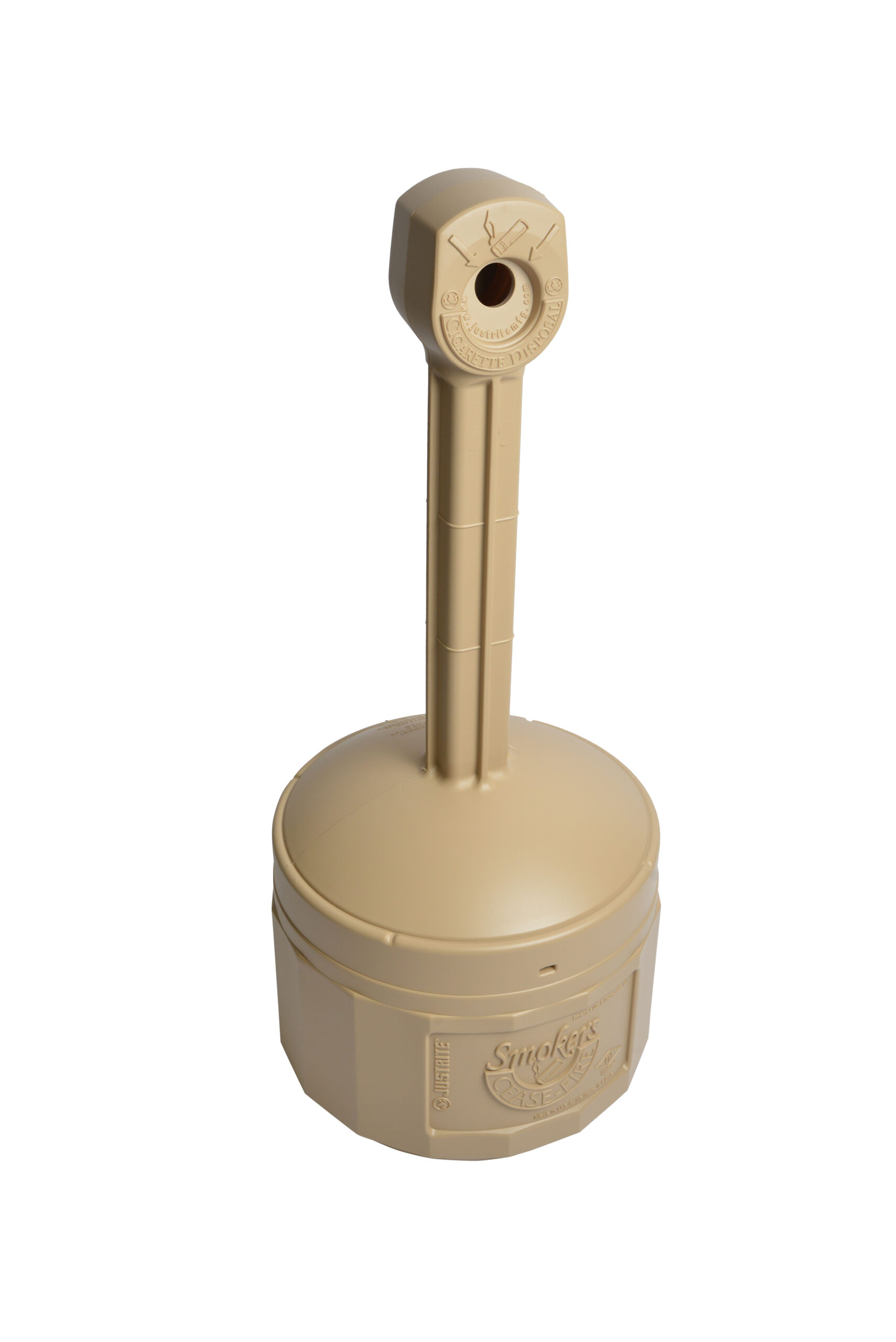 1045BE Beige Smoking Receptacle-0