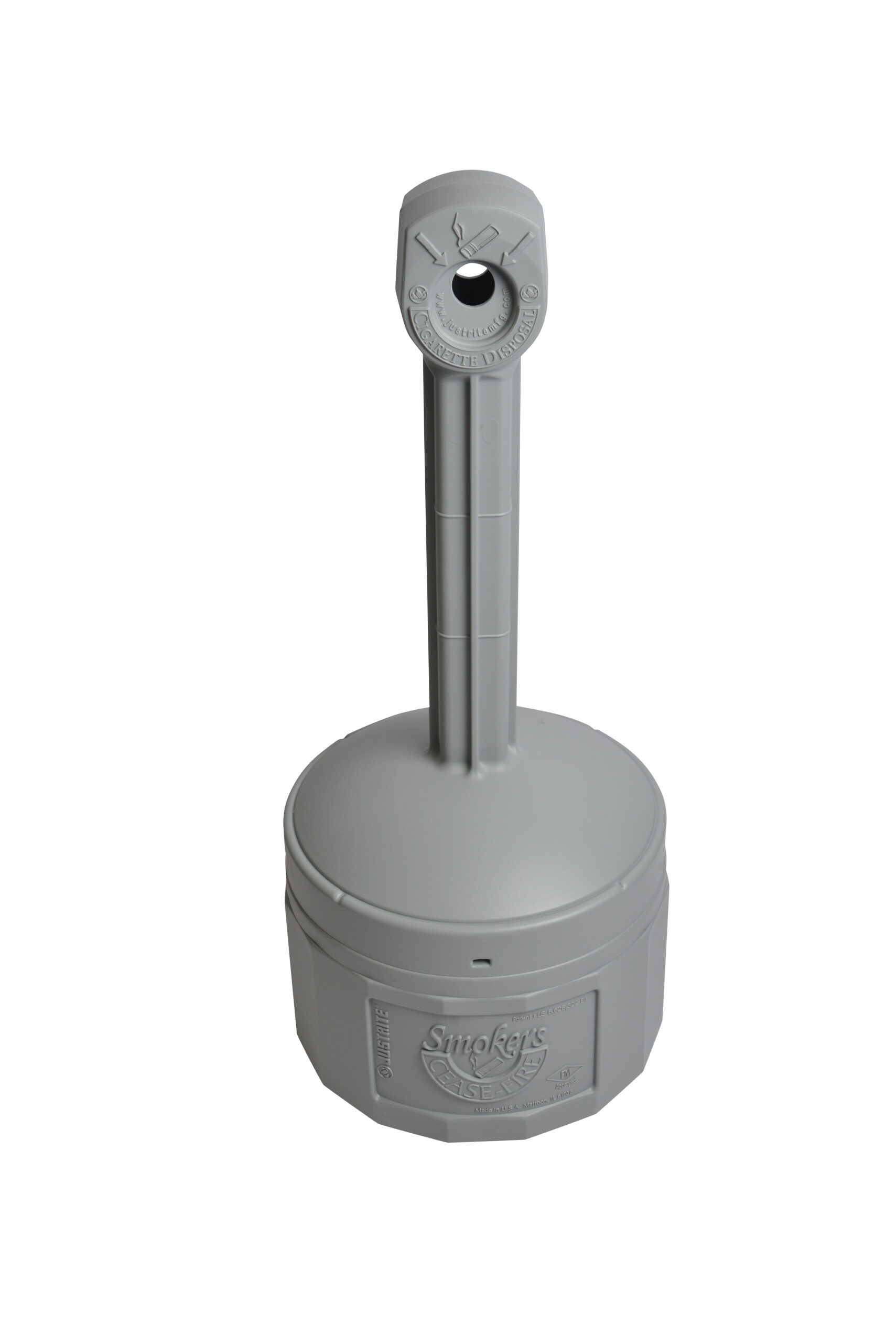 1045GY Grey Smoking Receptacle-0