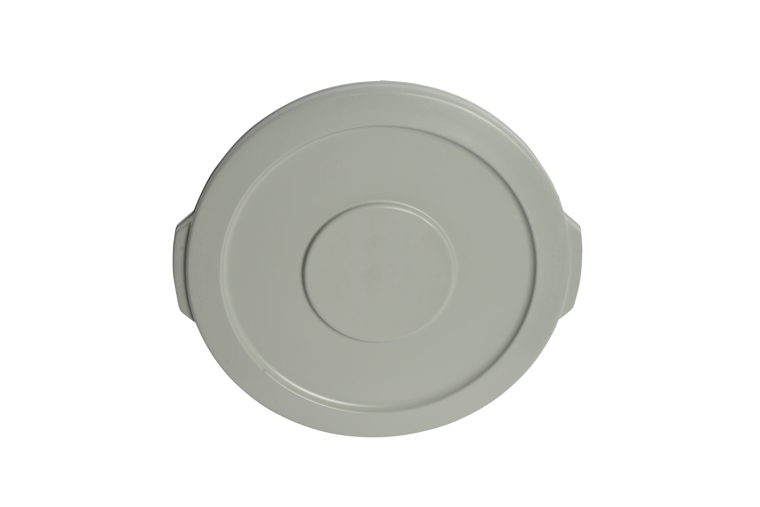1110-02GY Grey Round Container Lid for 10 Gallon Garbage Can-0