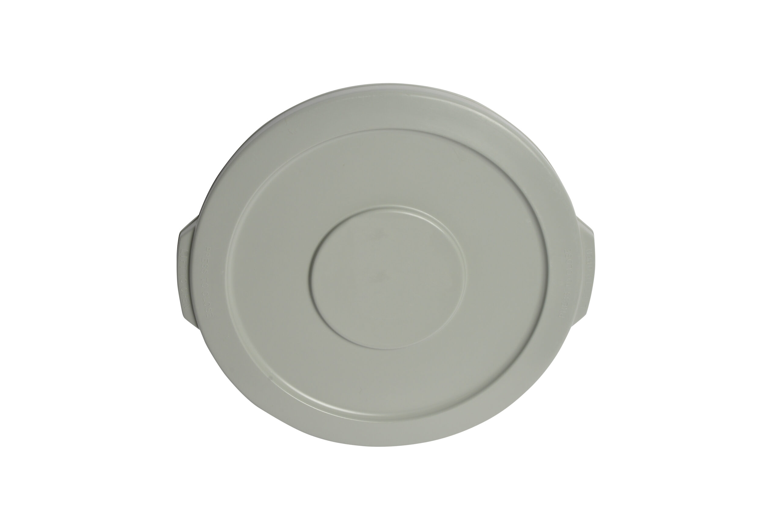 1120-02GY Grey Round Container Lid for 20 Gallon Garbage Can-0