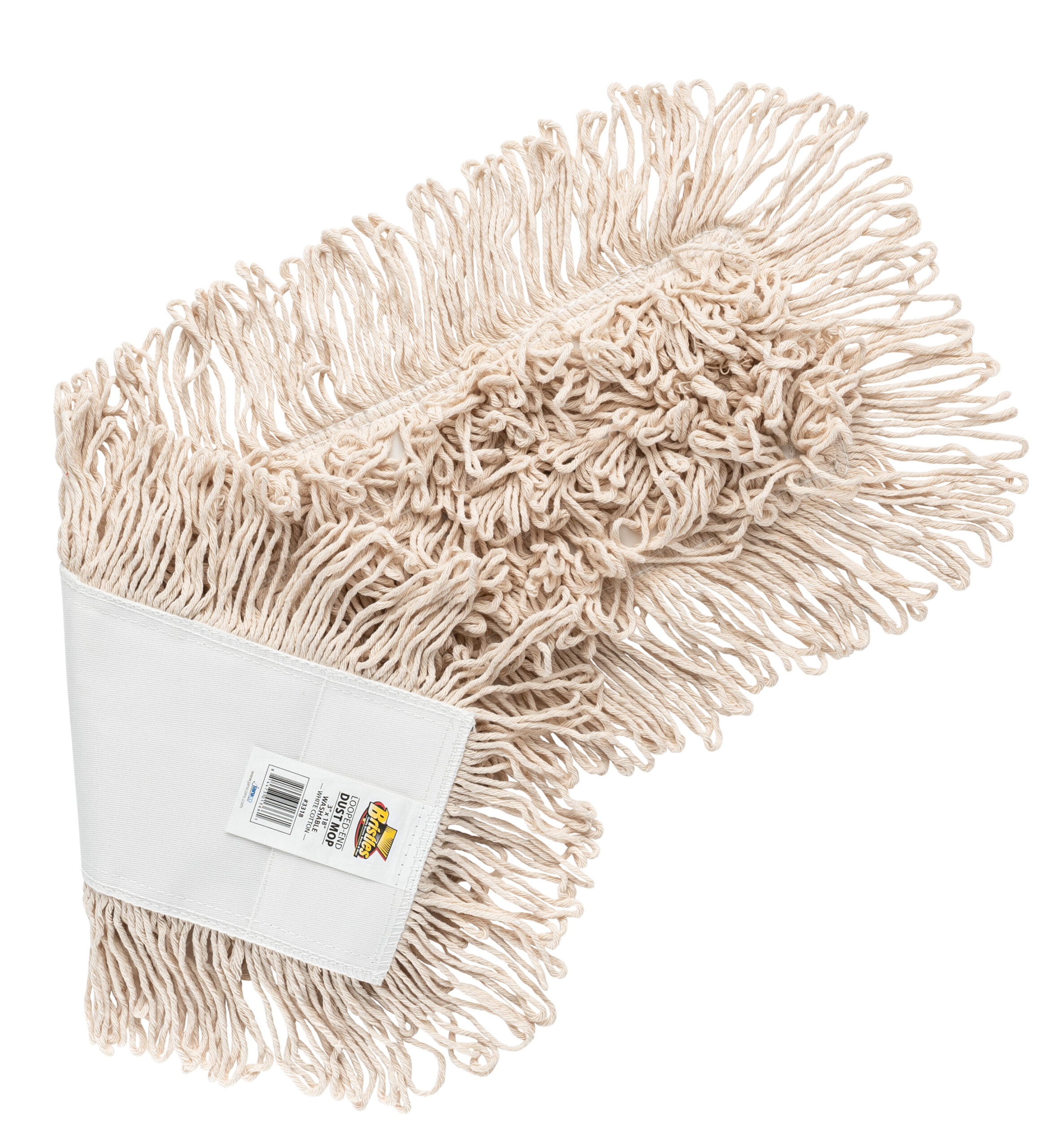 3318 3 Inch by 18 Inches Washable Cotton Looped Dust Mop-0