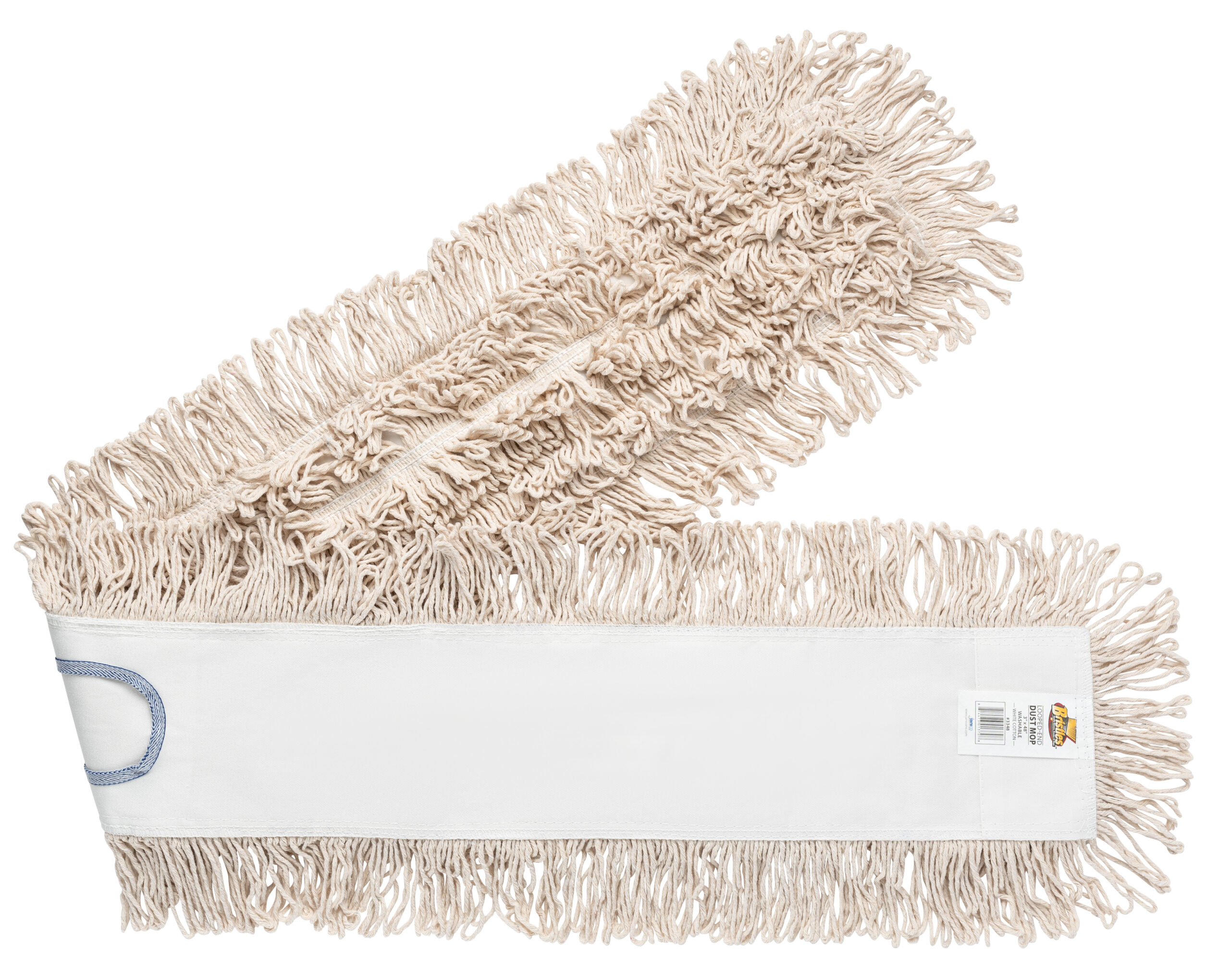 3348 3 Inch by 48 Inches Washable Cotton Looped Dust Mop-0