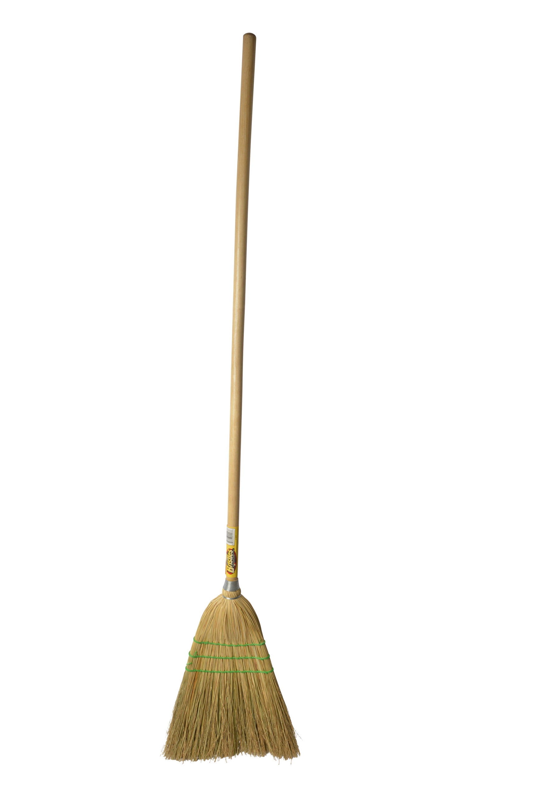 4047 Maids Corn Broom with 42 Inch Long Wood Handle-0