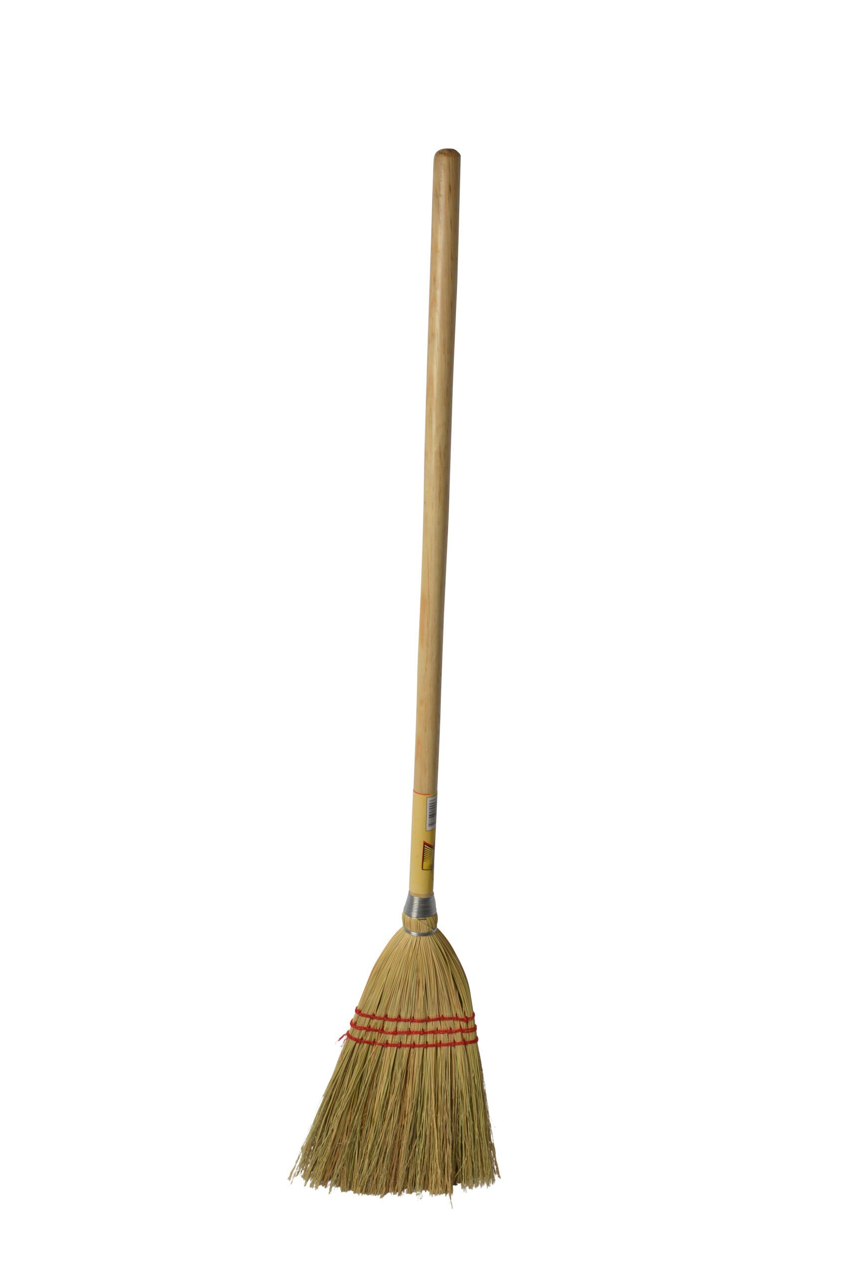 4049 Lobby Corn Broom with Wood Handle-0