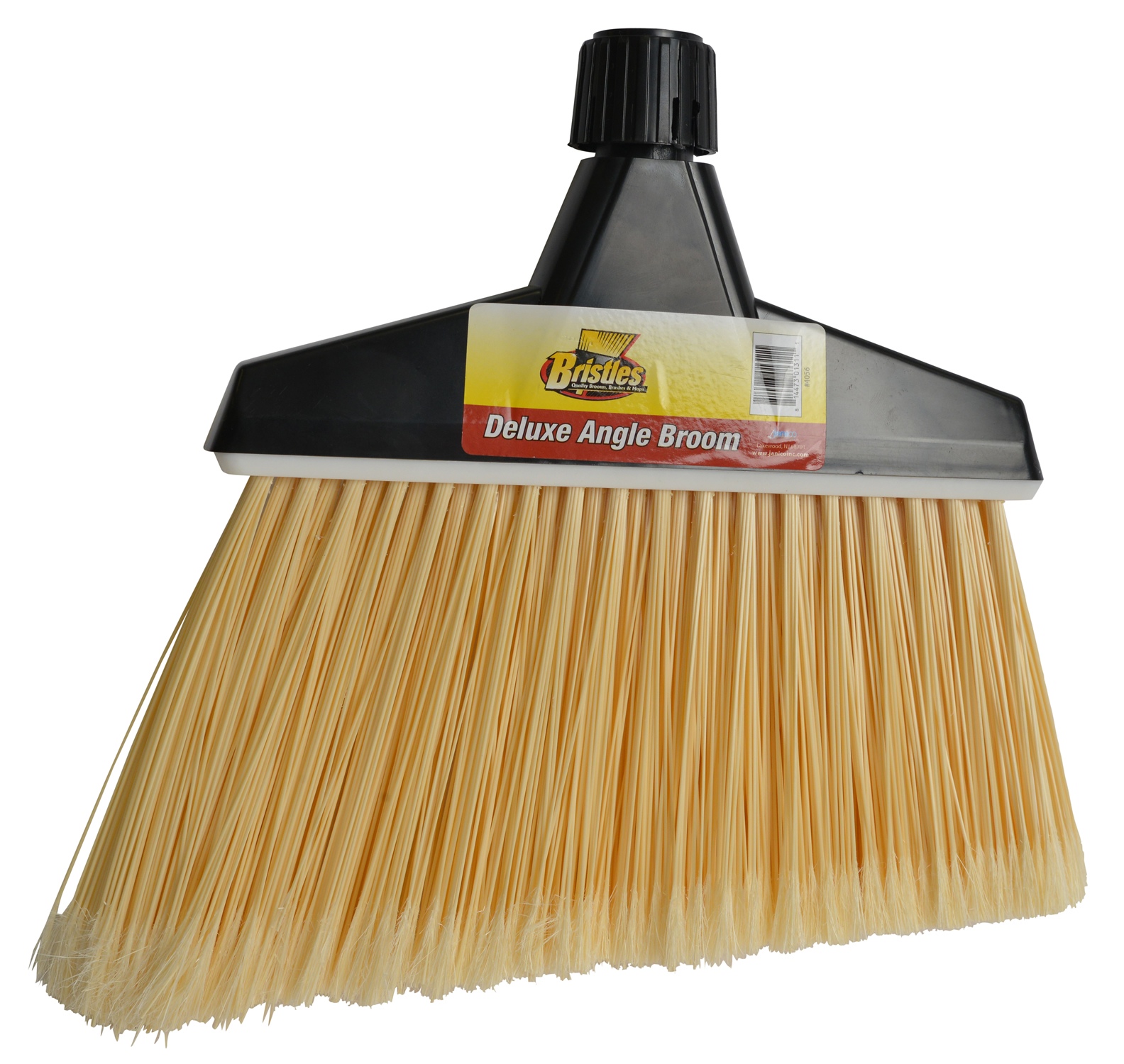 4056 Deluxe Angle Broom with Screw Clamp & Metal Handle-0