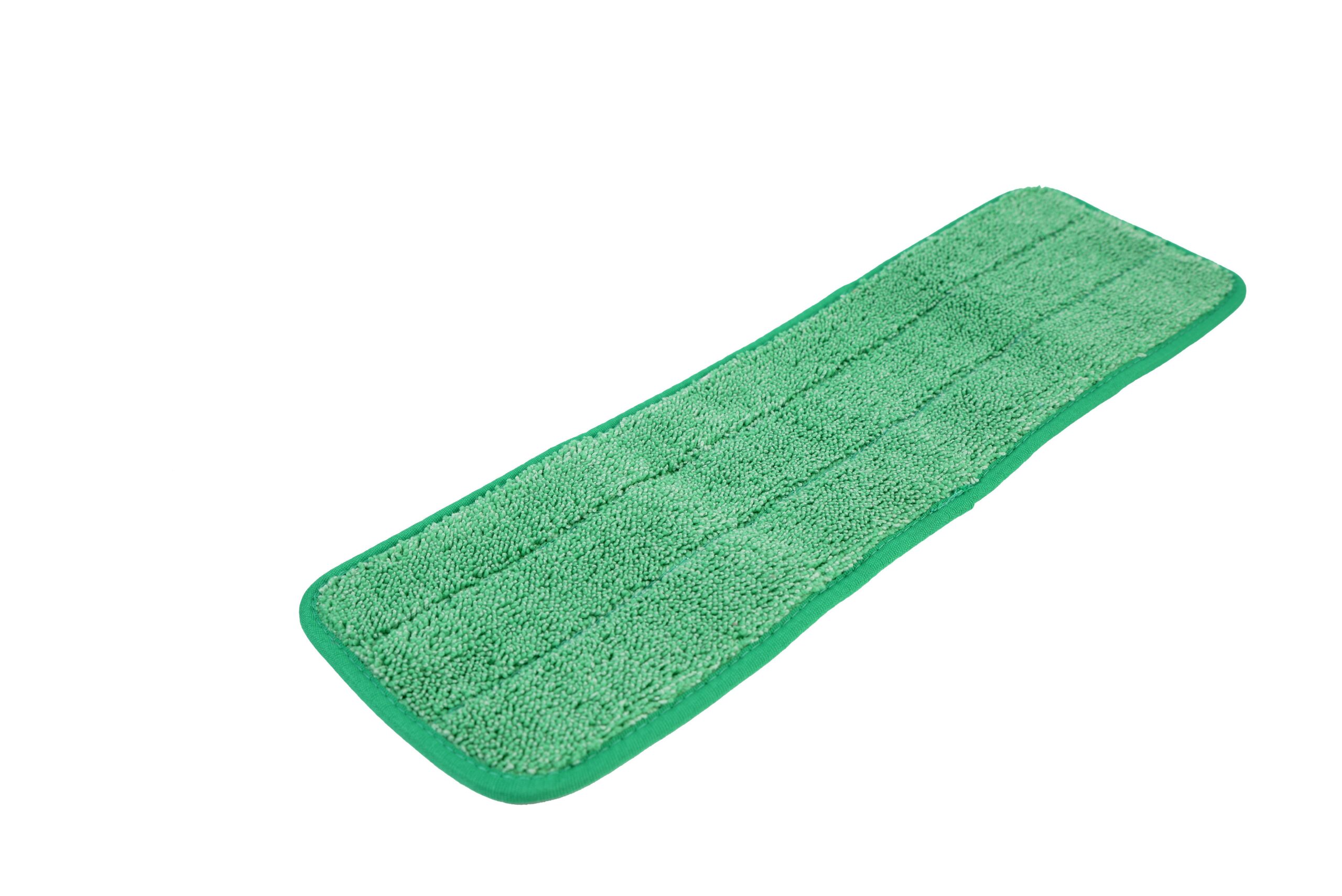 6118GR Green Microfiber Looped Wet Mop Pads-0