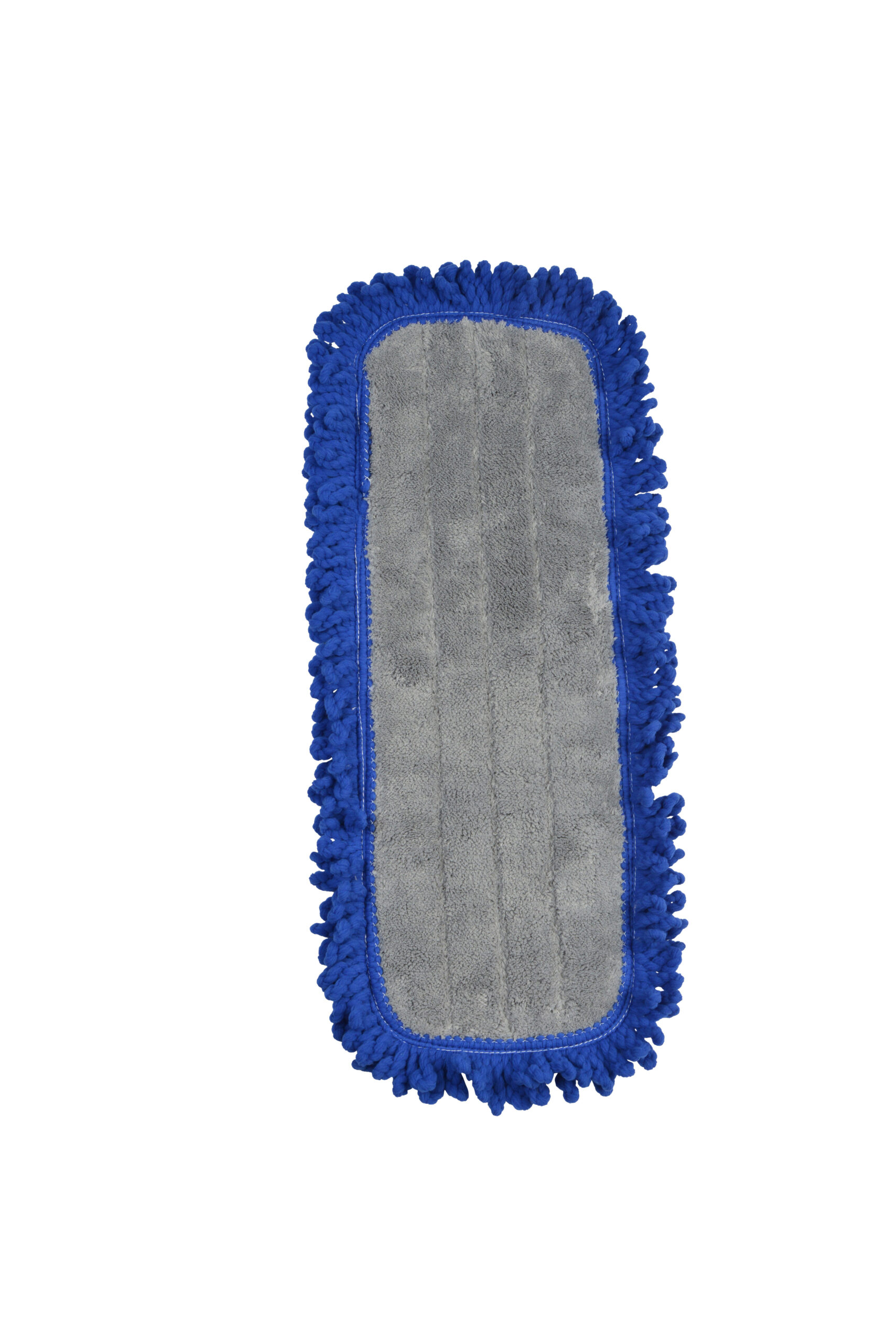 6318 5 Inch by 18 Inches Microfiber Fringed Dry Mop Pads with Velcro Backing-0