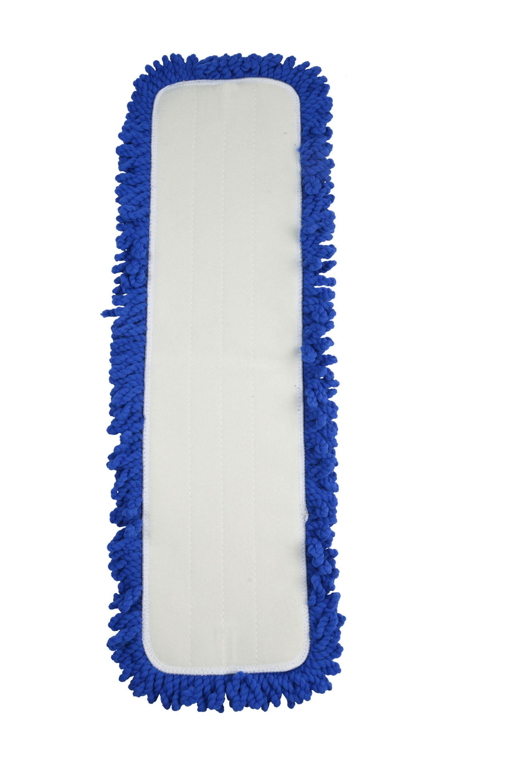 6324 5 Inch by 24 Inches Microfiber Fringed Dry Mop Pads with Velcro Backing-0