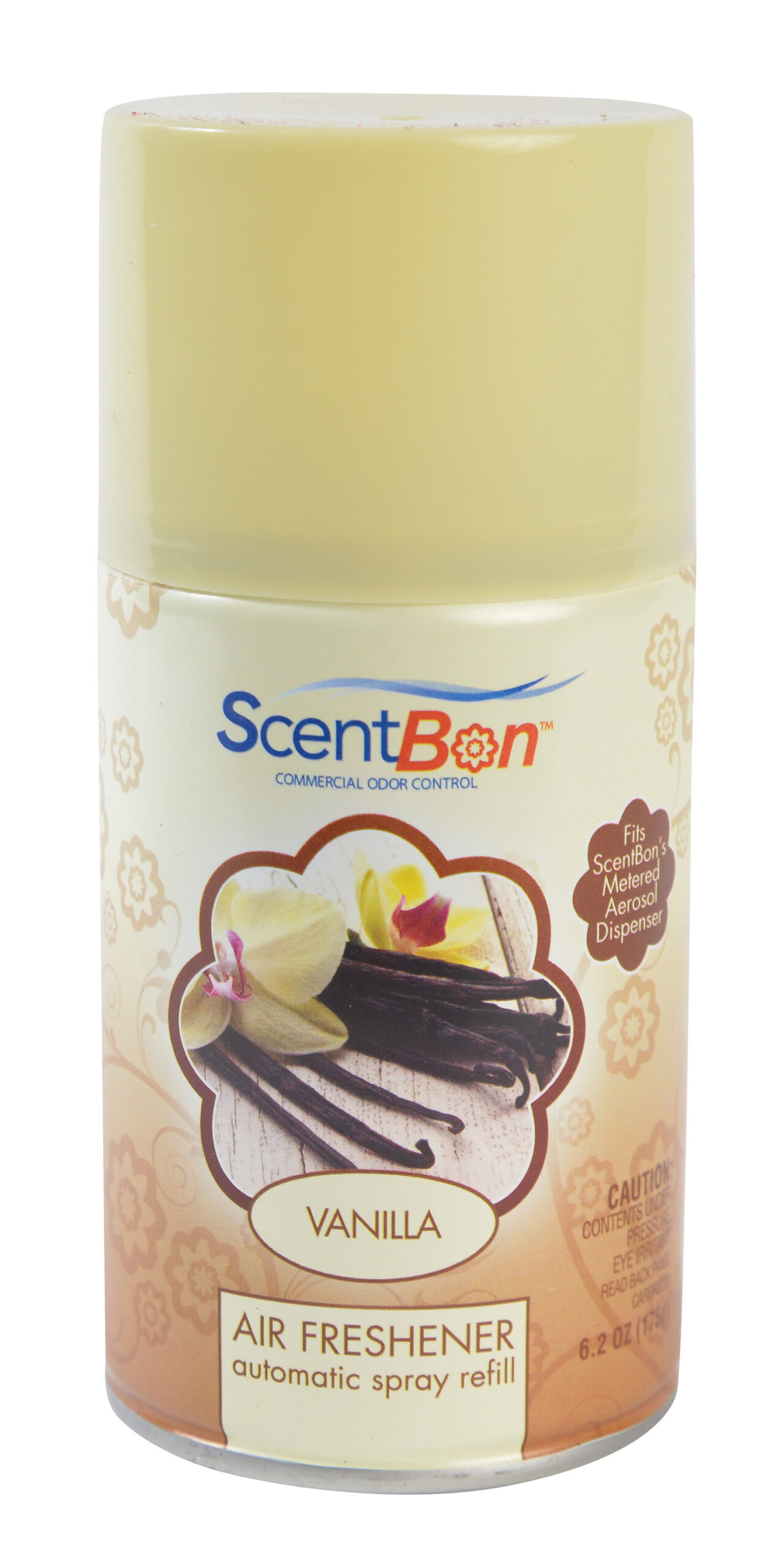 7206 Vanilla Air Freshener Refill Metered Aerosol Can - Pack of 12-0