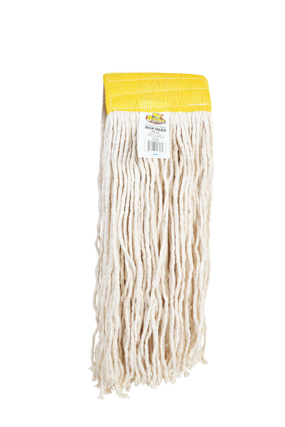 3816 16oz 8 Ply Wide Cotton Band Cut End Mop-0