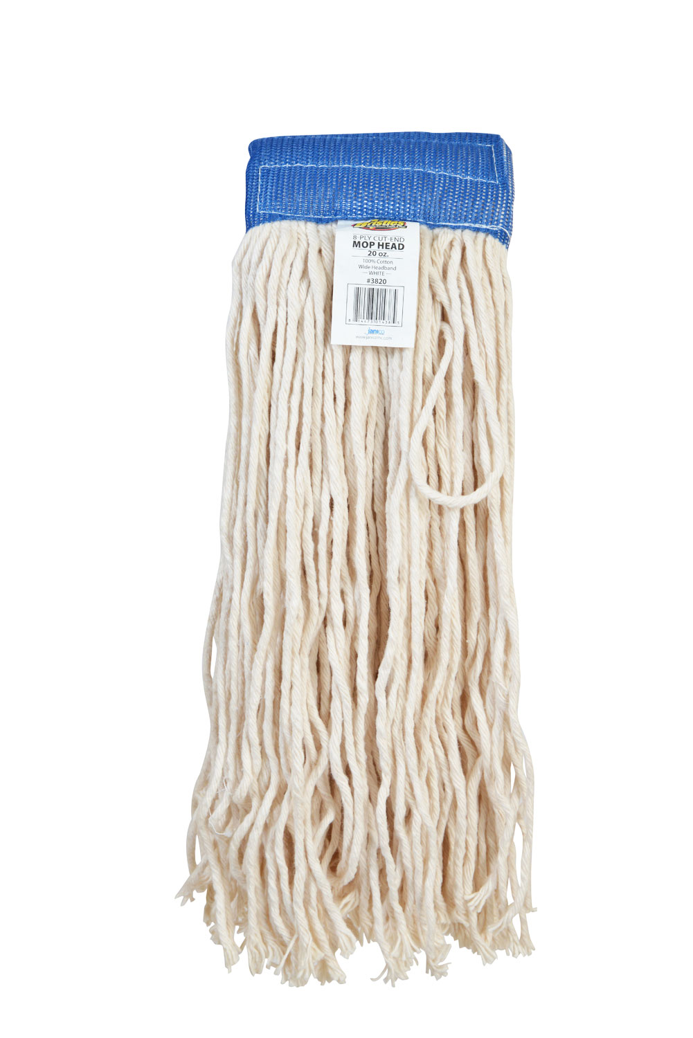 3820 20oz 8 Ply Wide Cotton Band Cut End Mop-0