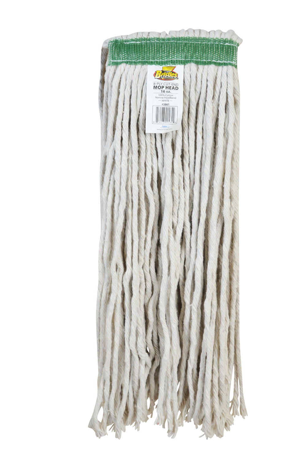 3861 16oz 8 Ply Narrow Cotton Band Cut End Mop-0