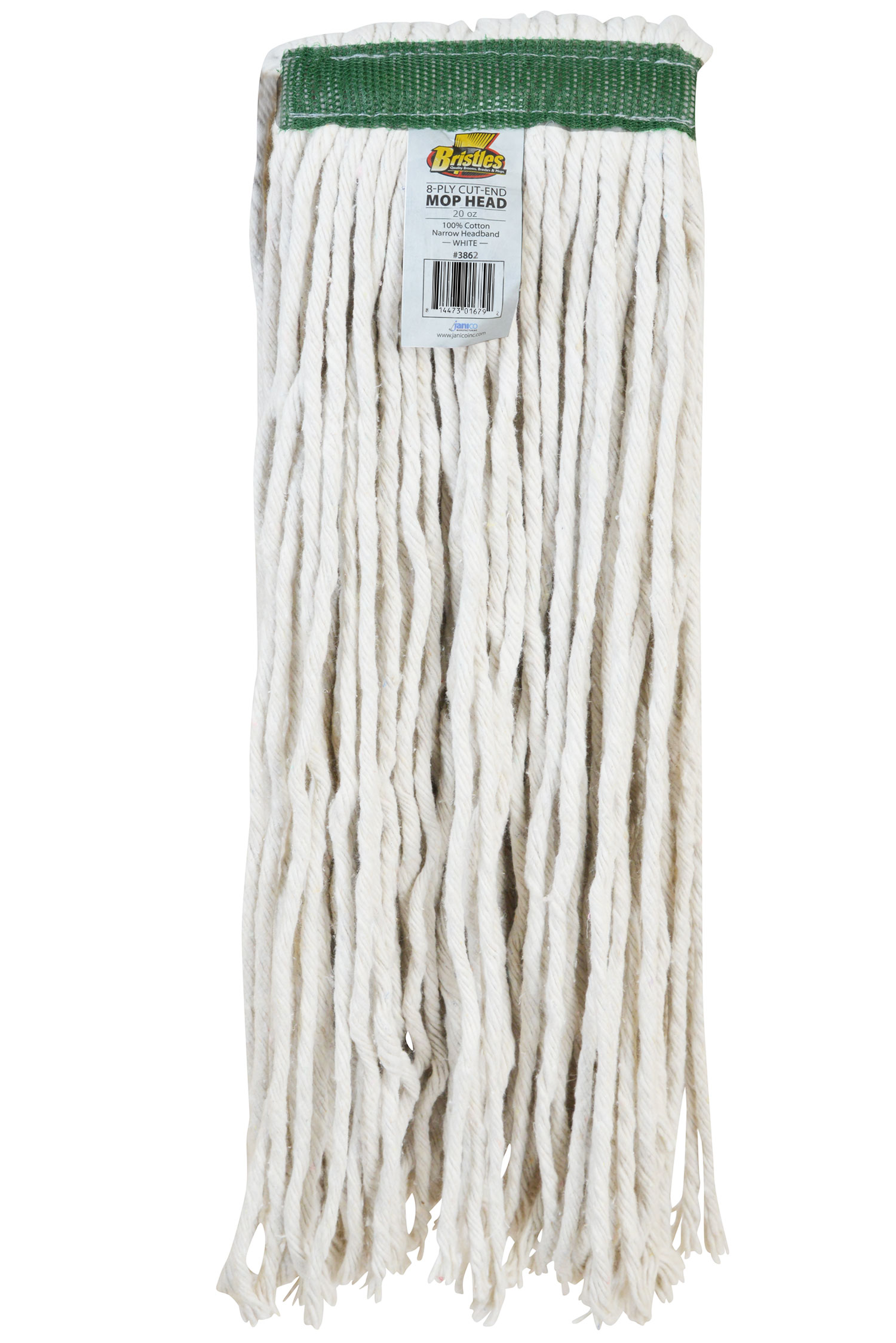 3862 20oz 8 Ply Narrow Cotton Band Cut End Mop-0