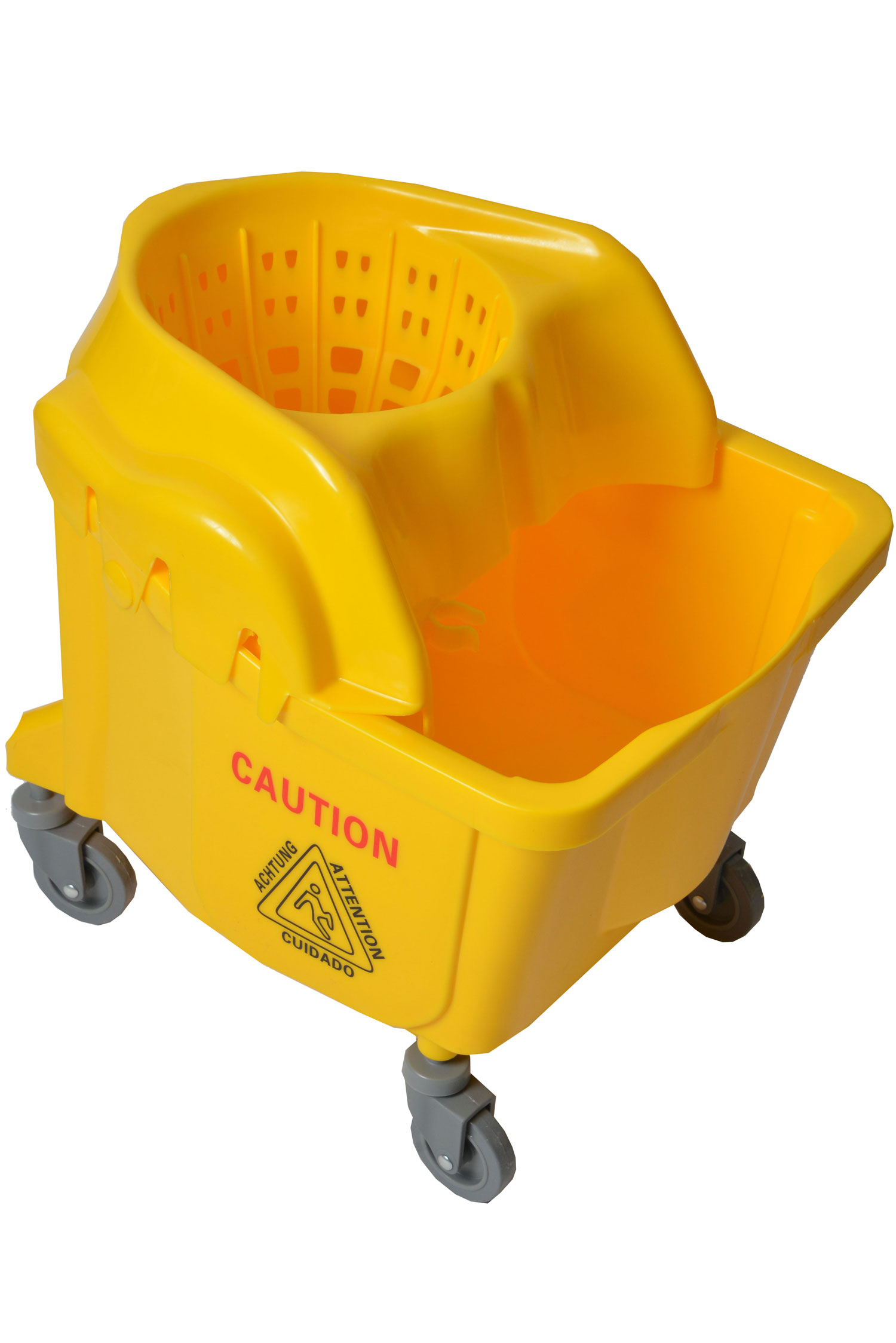1016 35 Qt Yellow Mop Bucket With Wringer Combo-0