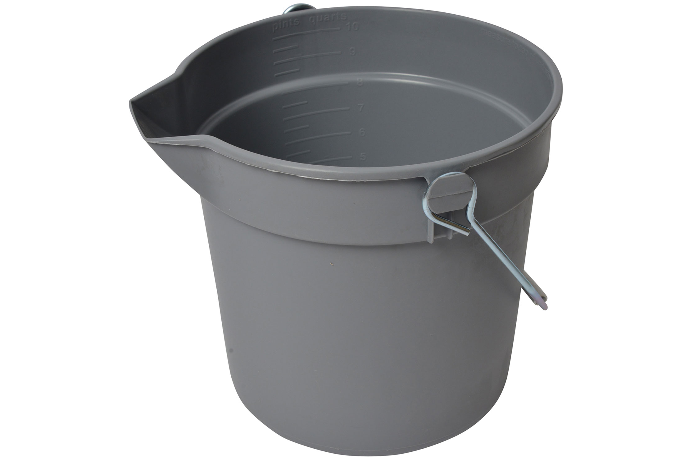 1210GY 10 Quart Pail Grey-0