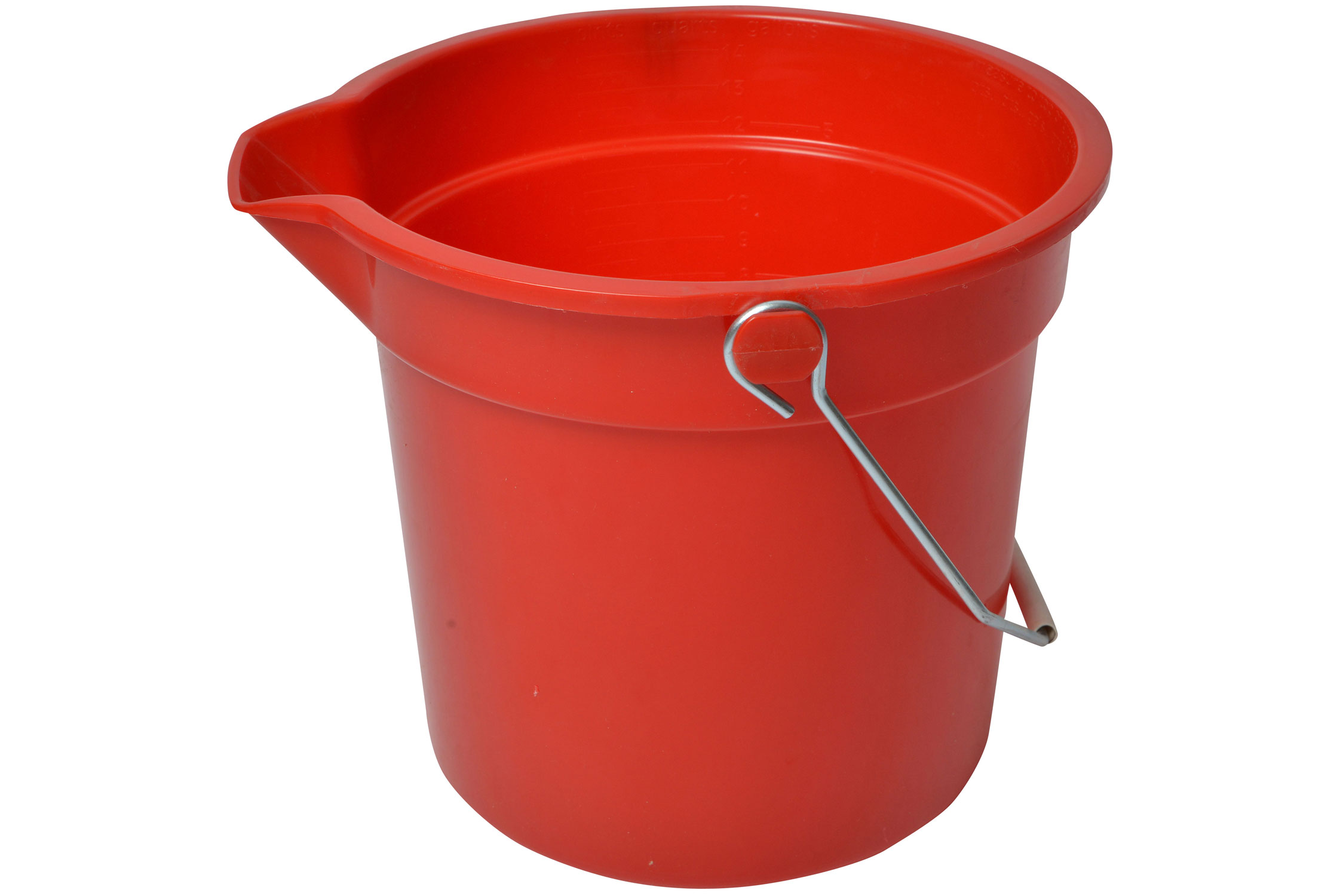 1214RD 14 Quart Pail Red-0