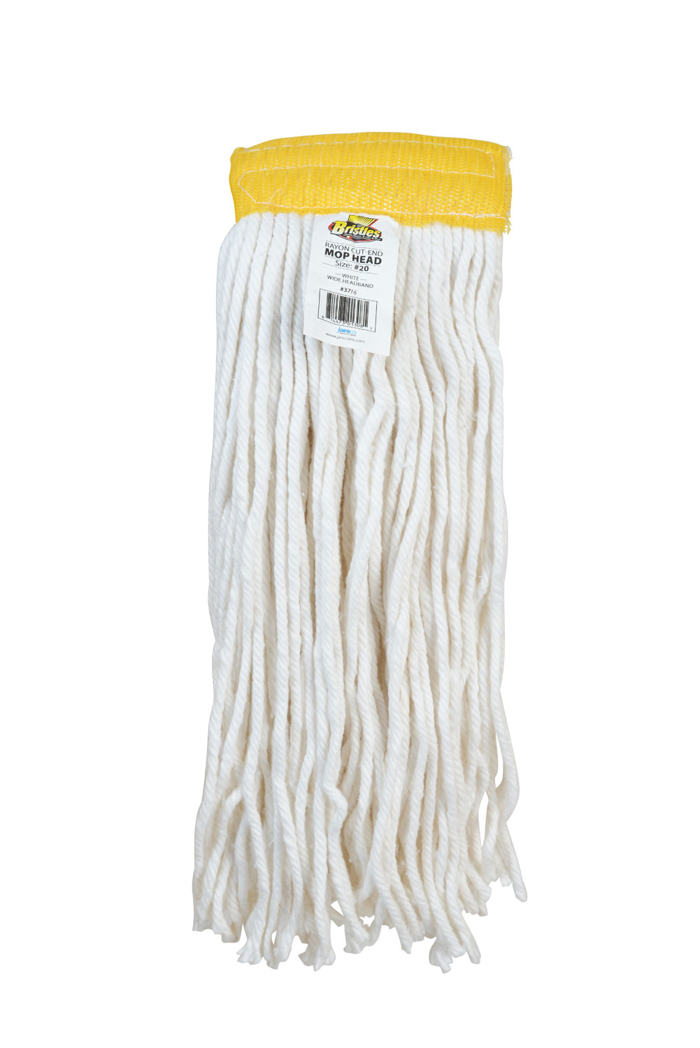 3716 16# Rayon 5 Inch Wide Headband Cut End Mop Head-0