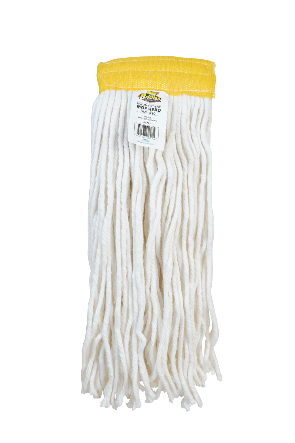 3721 20# Rayon 5 Inch Wide Headband Cut End Mop Head-0