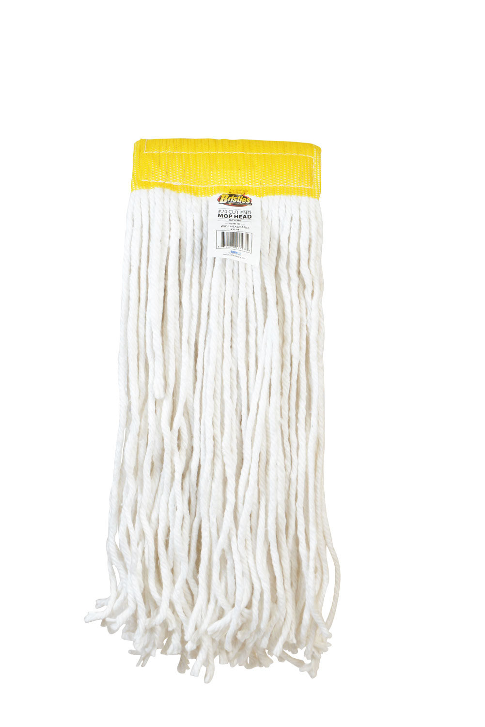 3724 24# Rayon 5 Inch Wide Headband Cut End Mop Head-0