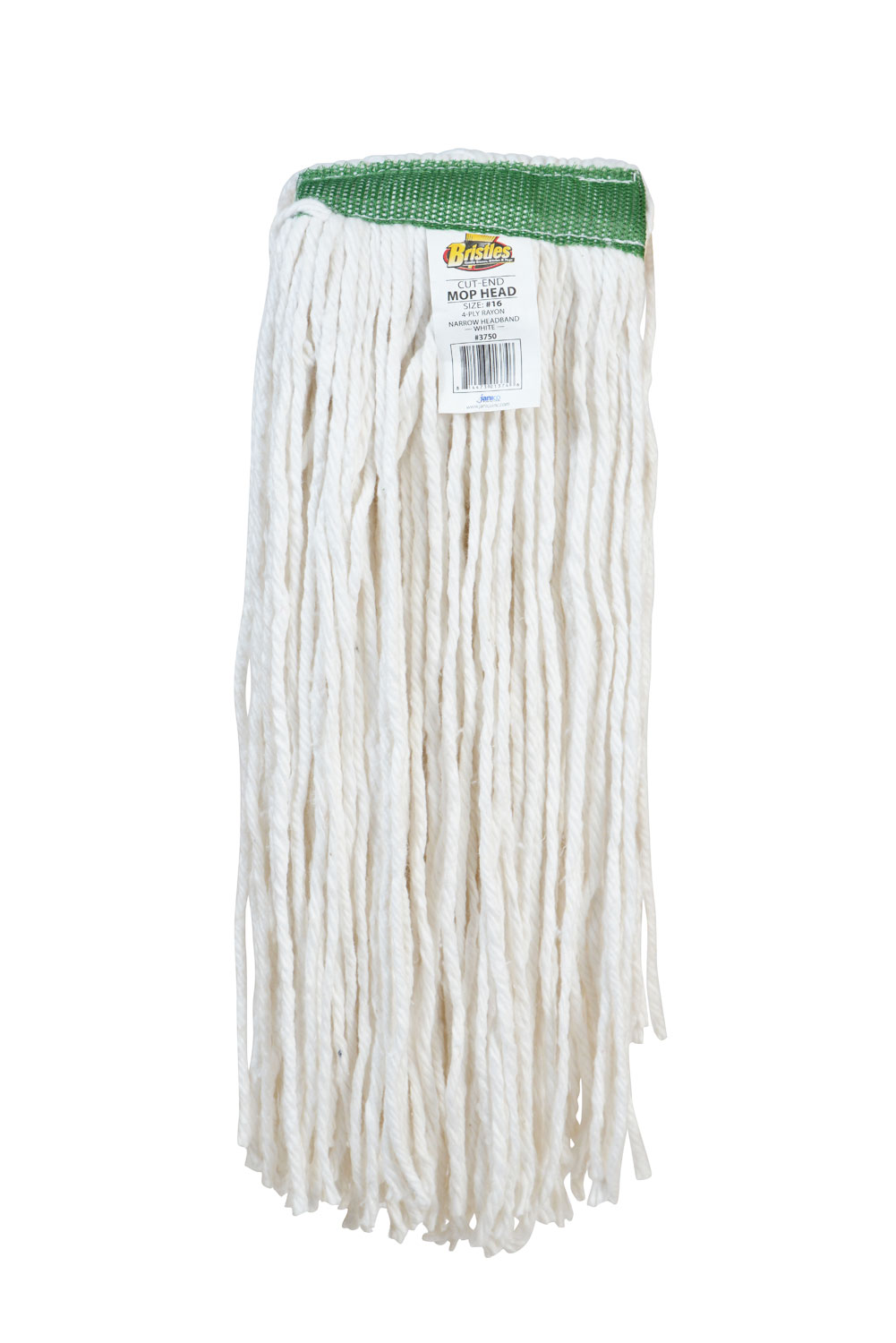 3750 16# Rayon 1 Inch Narrow Headband Cut End Mop Head-0