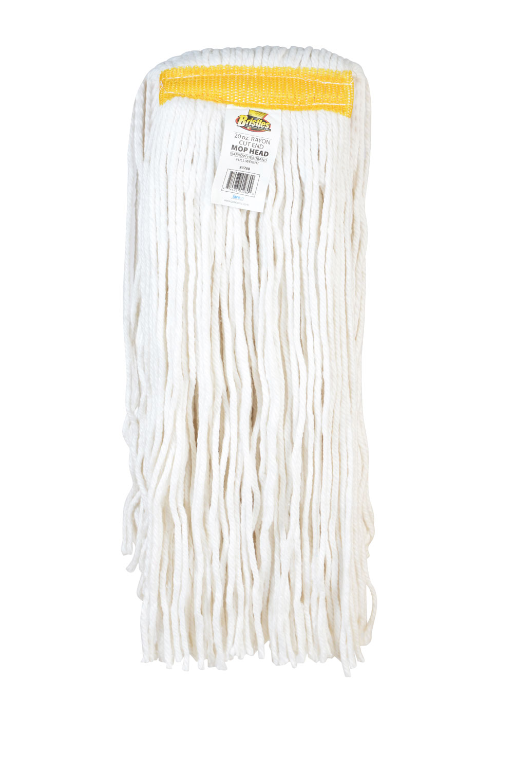 3760 12oz Rayon 1 Inch Narrow Headband Full Weight Cut End Mop Head-0