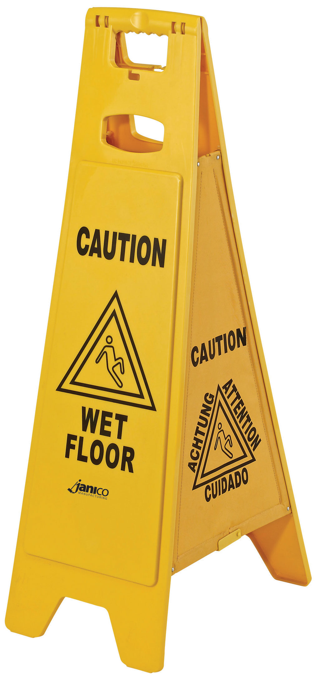 1074 Four Sided Wet Floor Sign-0