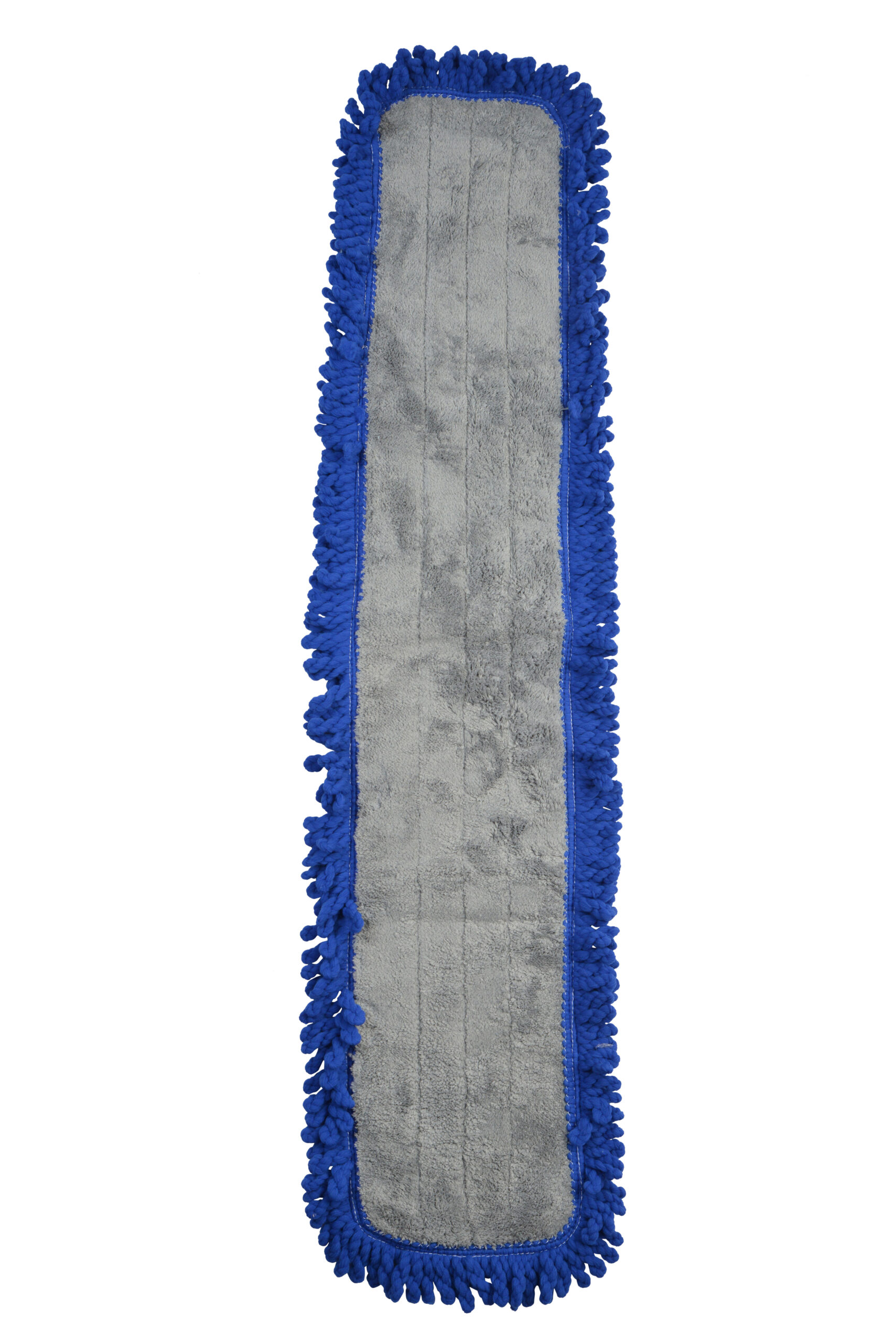 6336 5 Inch by 36 Inches Microfiber Fringed Dry Mop Pads with Velcro Backing-0