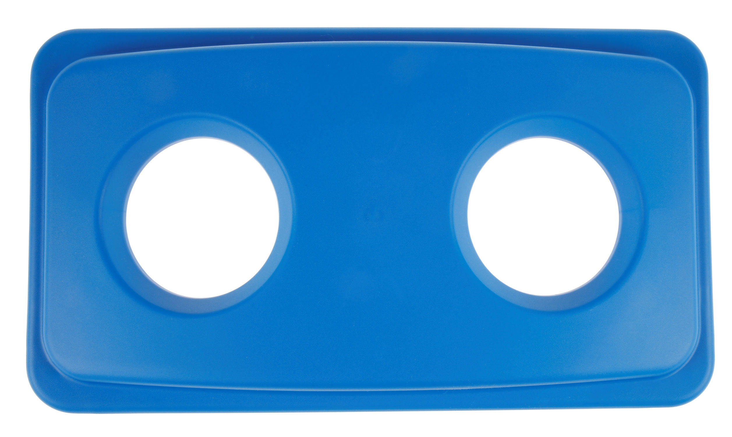 1023-05BL Blue Rectangular Garbage Can Lid-0