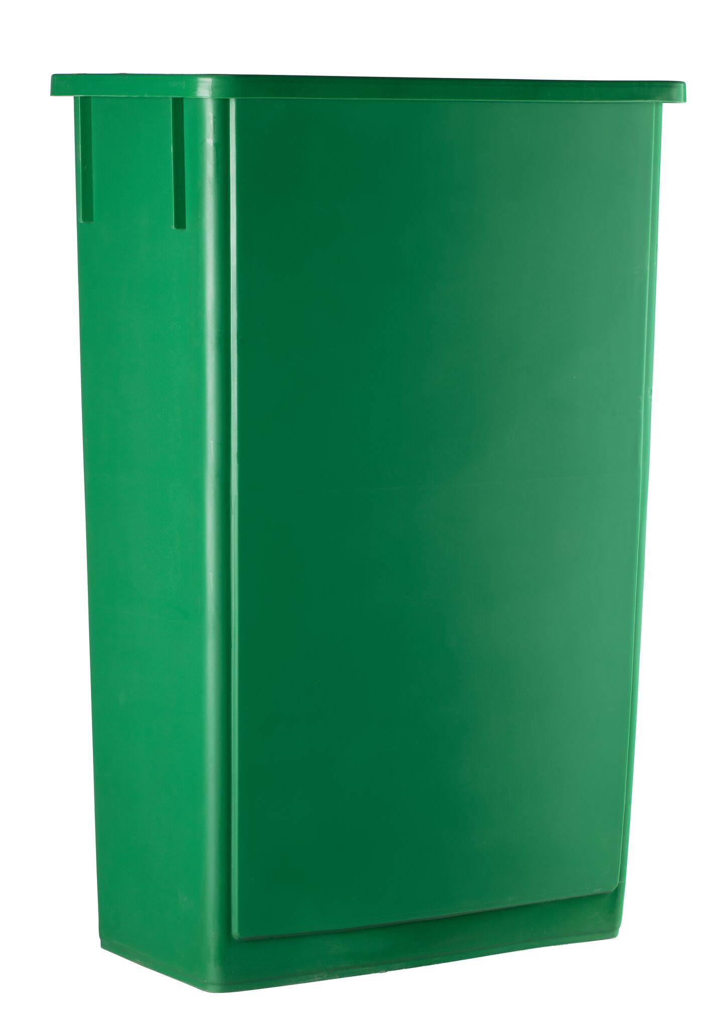 1023GN Green Rectangular Garbage Can with 23 Gallon Capacity-0