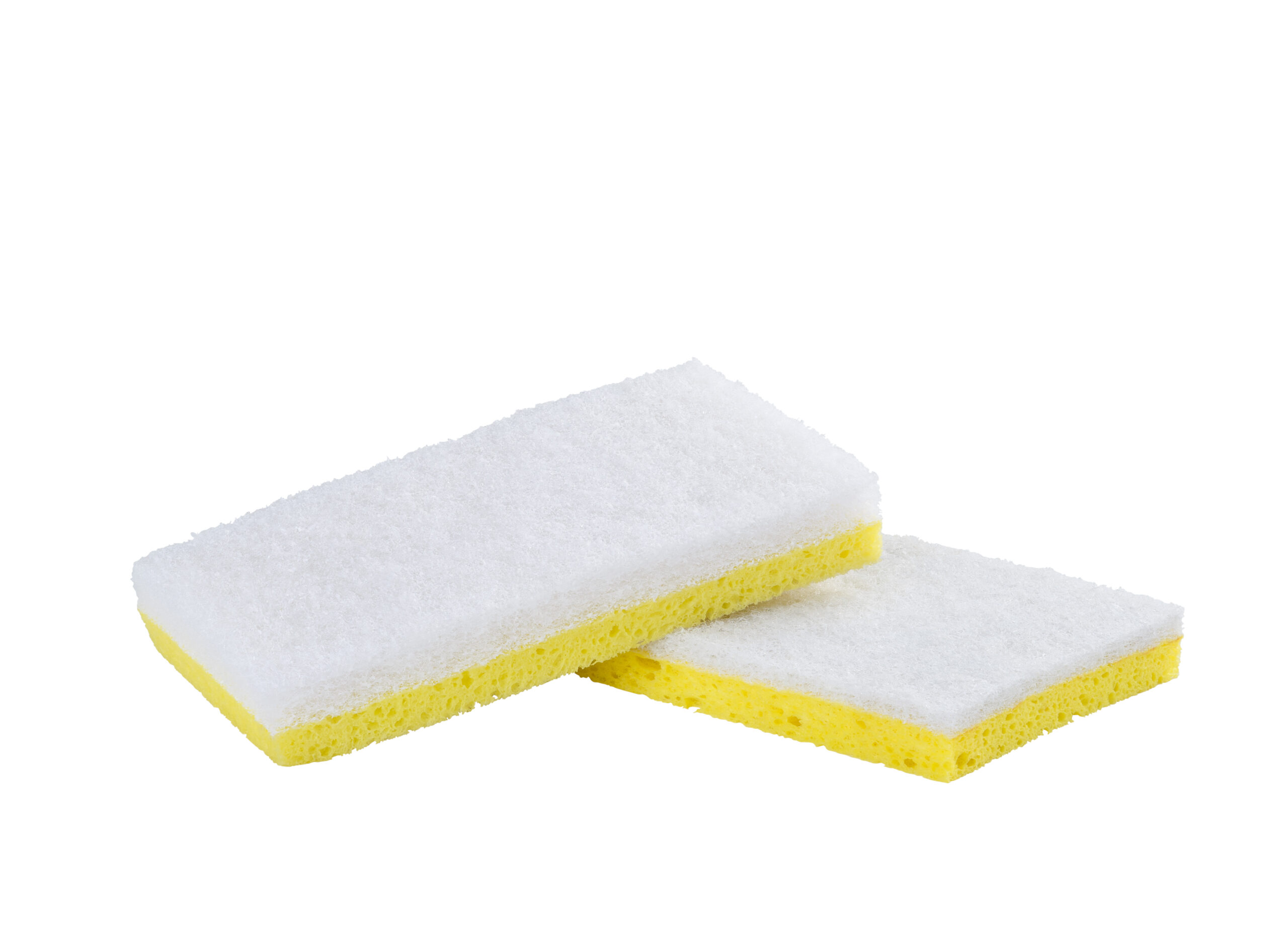 #3027 - Yellow Cellulose Sponge W/ White Back (Packed 20)-0
